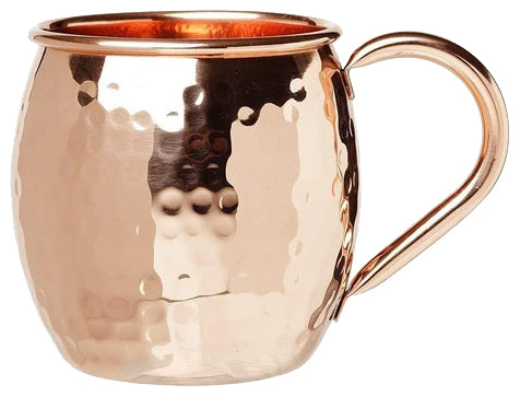 Barrel Style Moscow Mule Copper Mug with Copper Handle